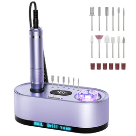 JOSGLOI Nail Drill E-File front view with intelligent display