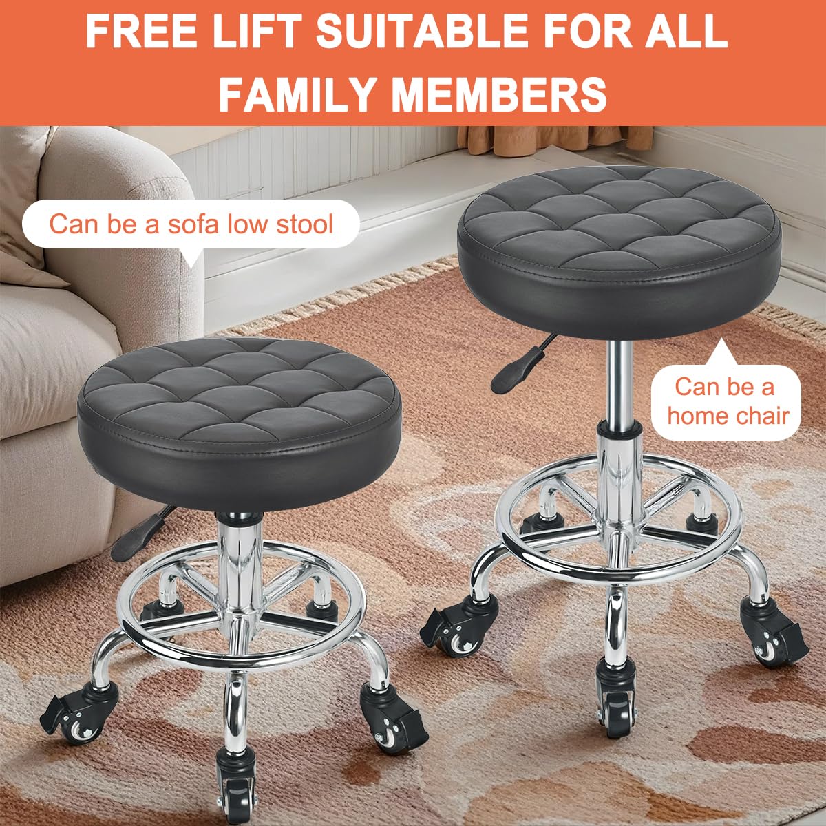 JOSTZHXIN Low Height Roller Stool assembly tools and instruction manual