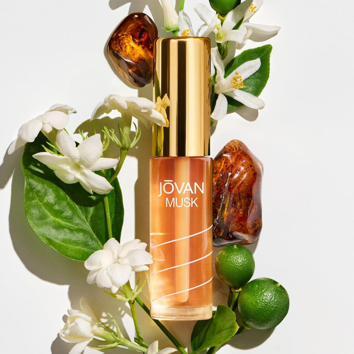 Jovan Musk for Women Perfume Oil close-up of bottle
