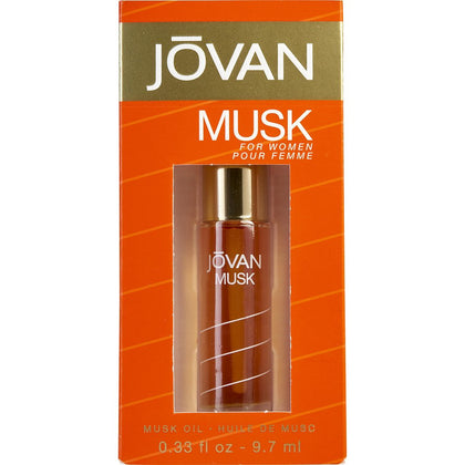 JOVAN MUSK Perfume Oil 0.33 oz bottles front view