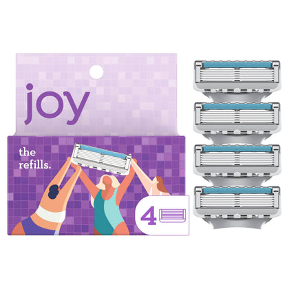 JOY Razor Blade Cartridge Refill pack front view