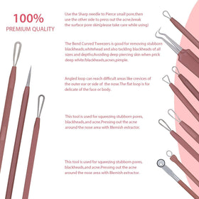 JPNK blackhead remover tools showing anti-slip handles