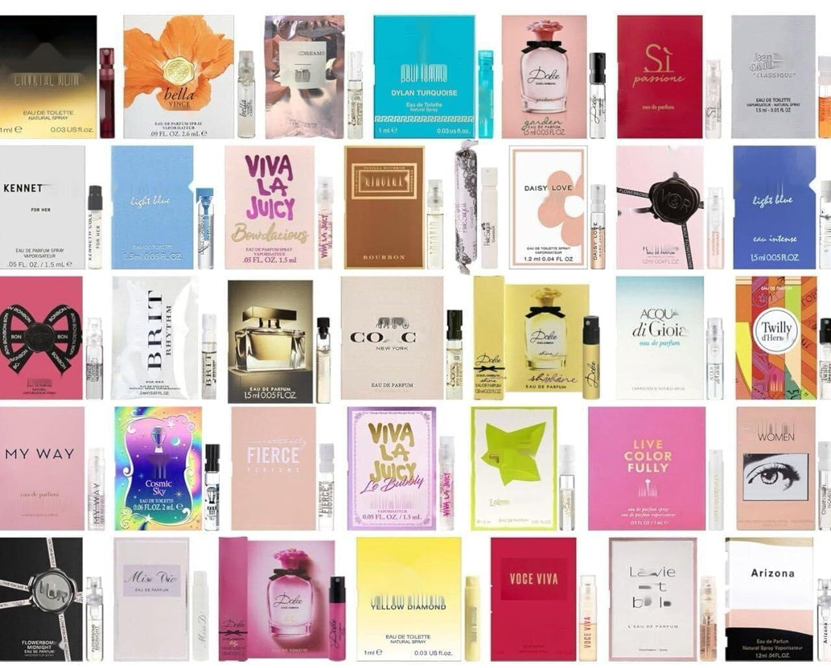 JRoBeauty 12 fragrance sample vials set for women