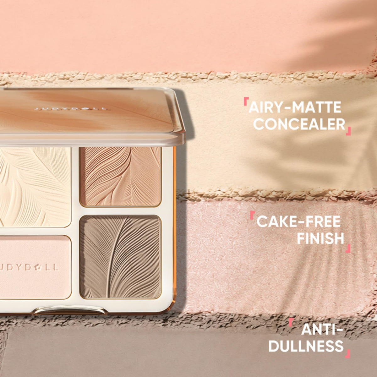 JUDYDOLL Contour Palette in a hand for size reference