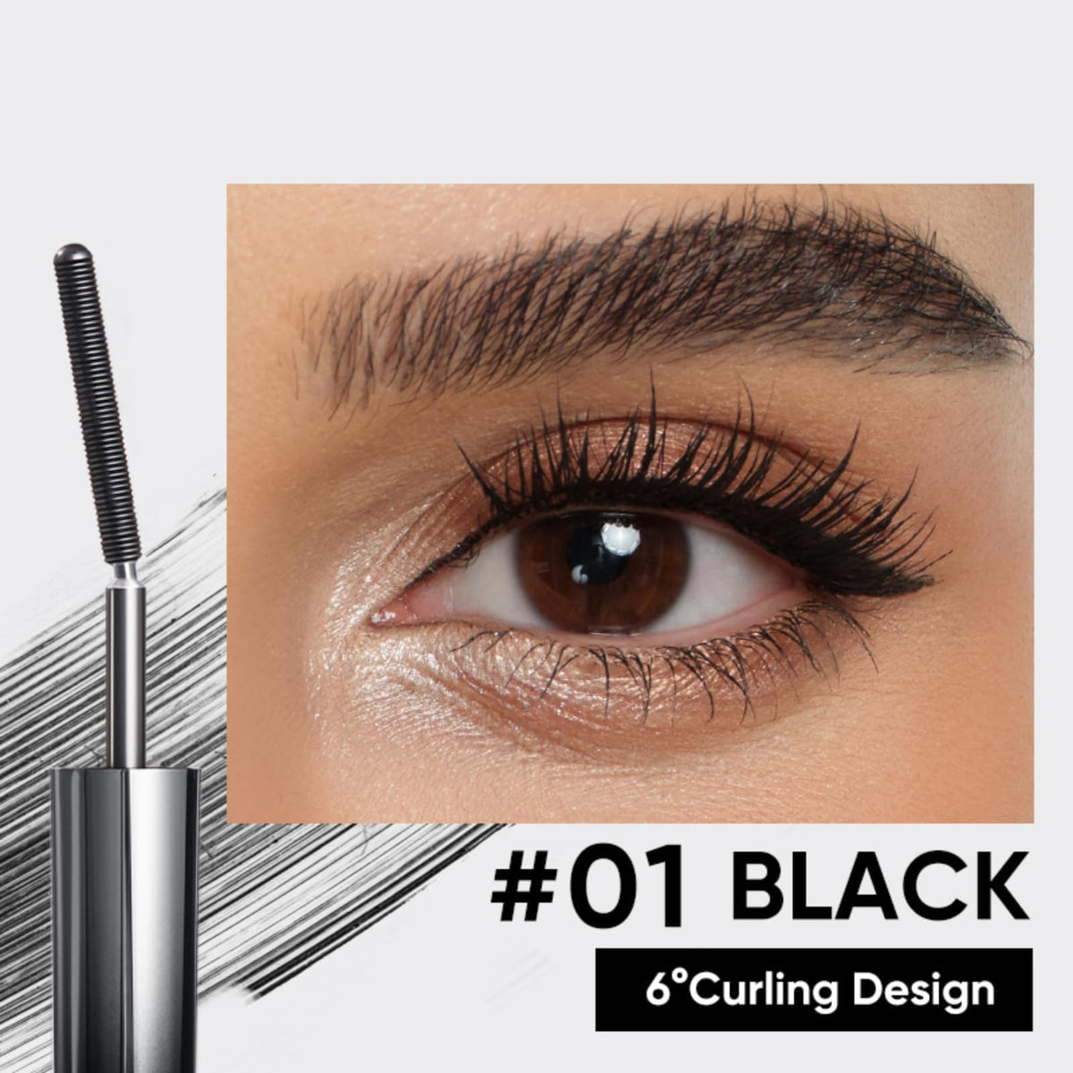 JUDYDOLL Waterproof Mascara 3D Curling Black packaging