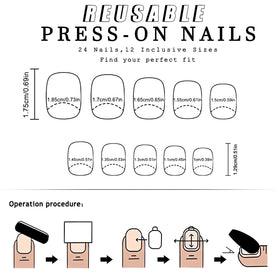 juggssa acrylic nails on a stylish manicure display