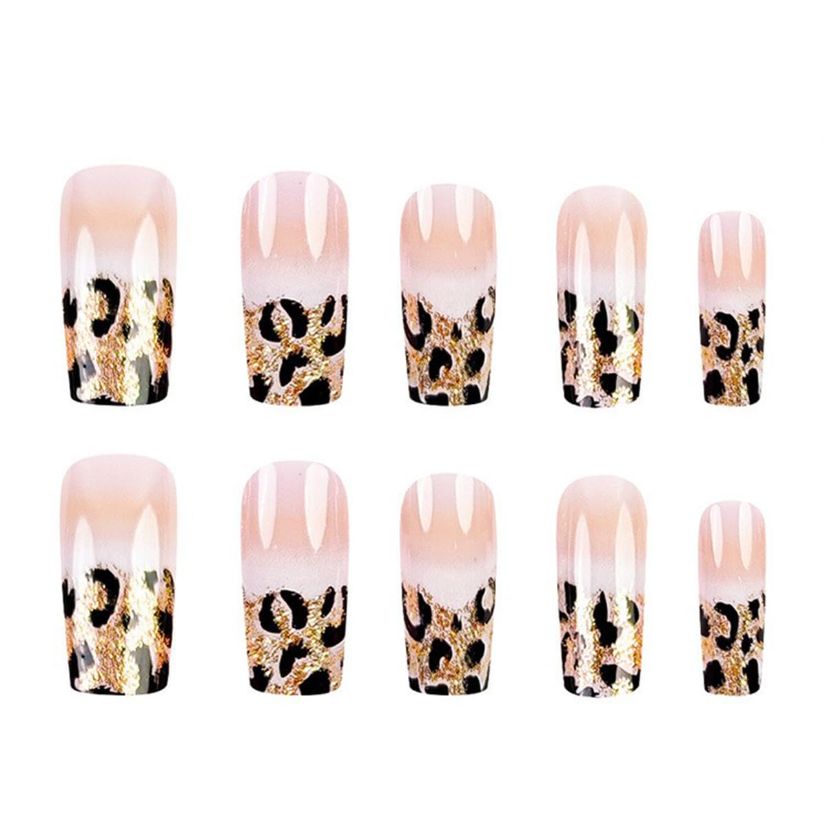 juggssa Long Coffin Press on Nails close-up of design