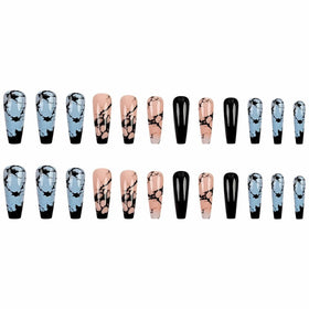 juggssa Press On Nails displayed in elegant packaging