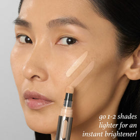 Julep Cushion Complexion Concealer Nutmeg 410 in use on model