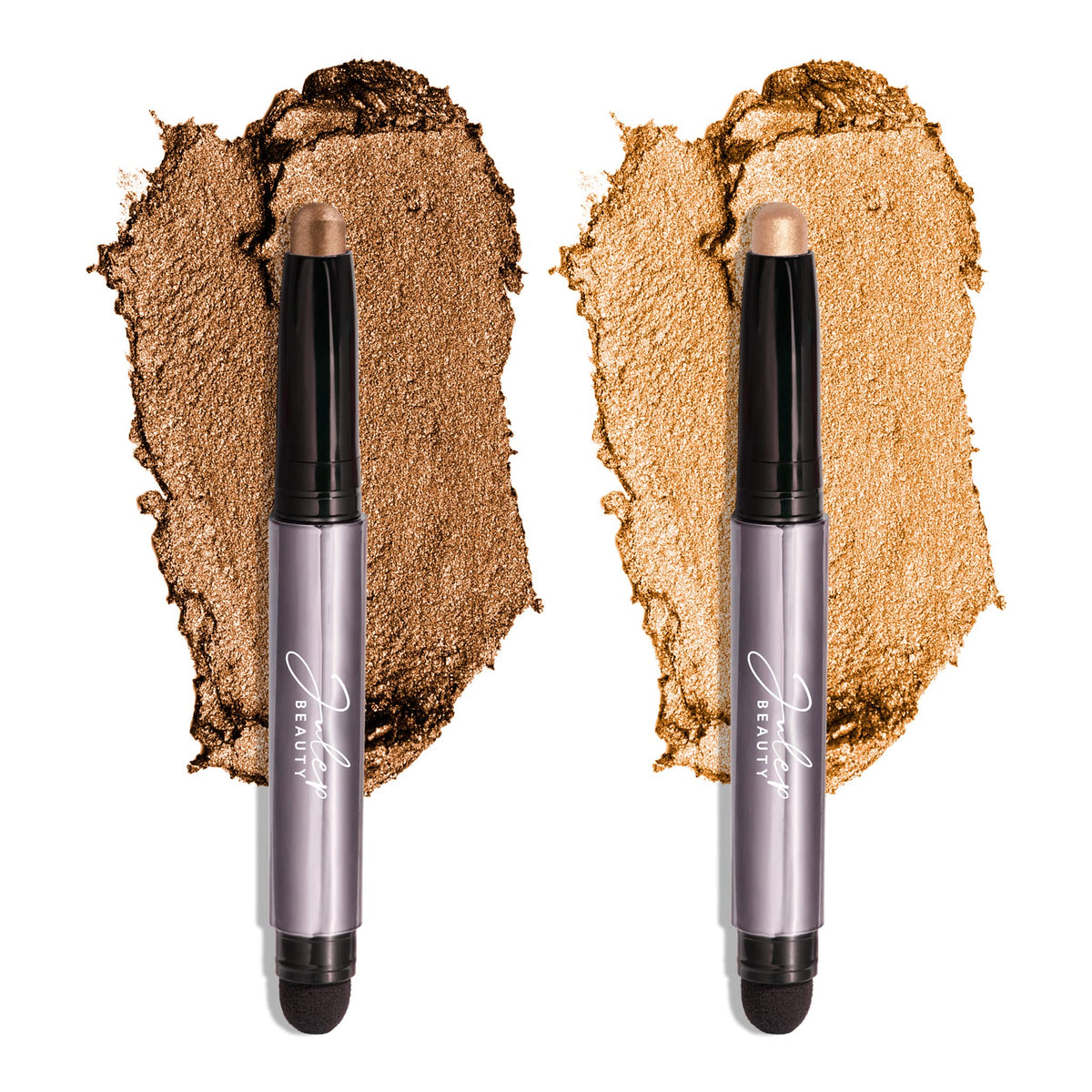 Julep Eyeshadow 101 Crème-to-Powder Duo in Bronze and Gold front view
