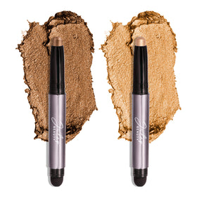 Julep Eyeshadow 101 Crème-to-Powder Duo in Bronze and Gold front view