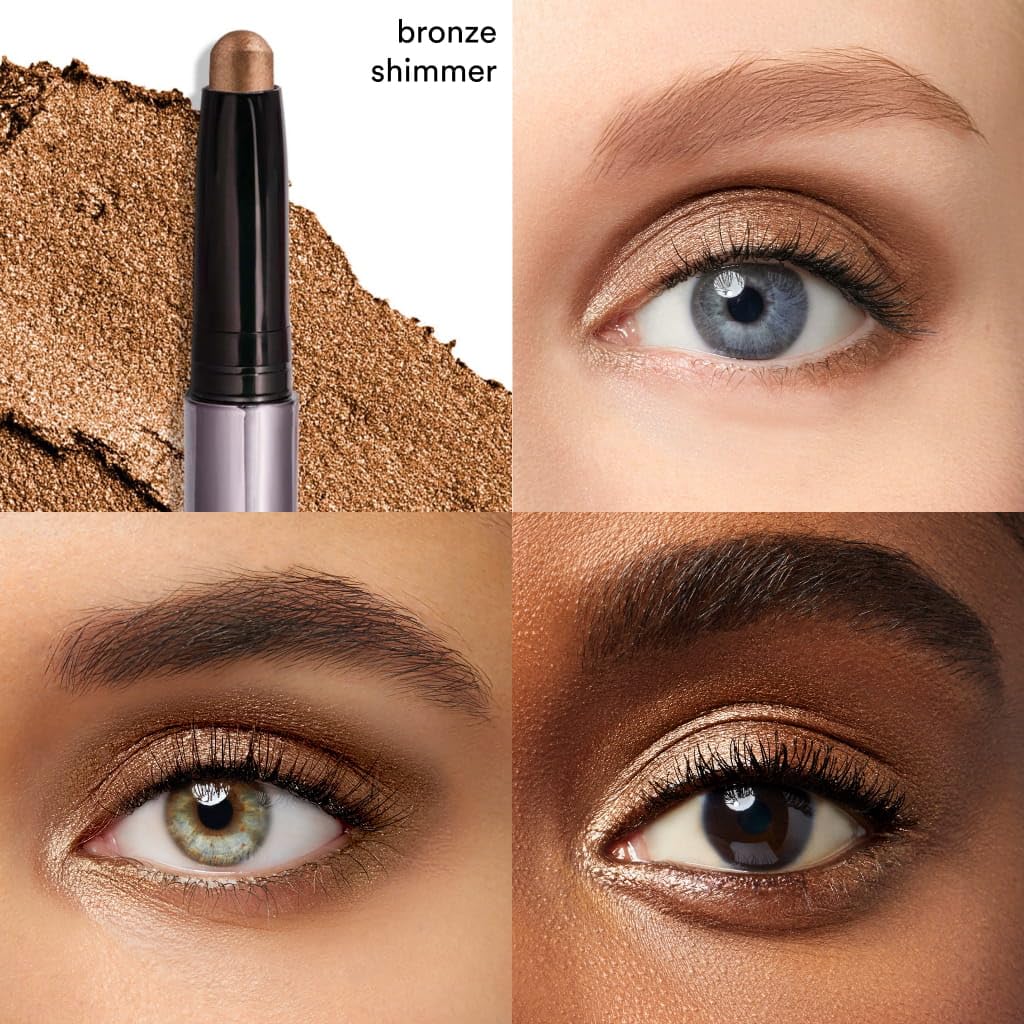 Julep Eyeshadow 101 Crème-to-Powder Stick Bronze Shimmer with built-in smudger