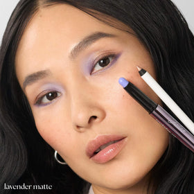 Julep Eyeshadow 101 Crème-to-Powder Stick Lavender Matte side view
