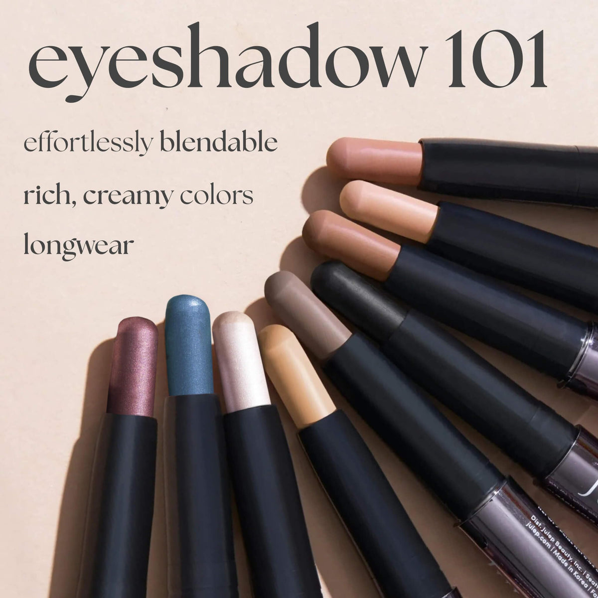 Julep Eyeshadow 101 Stick packaging and product details