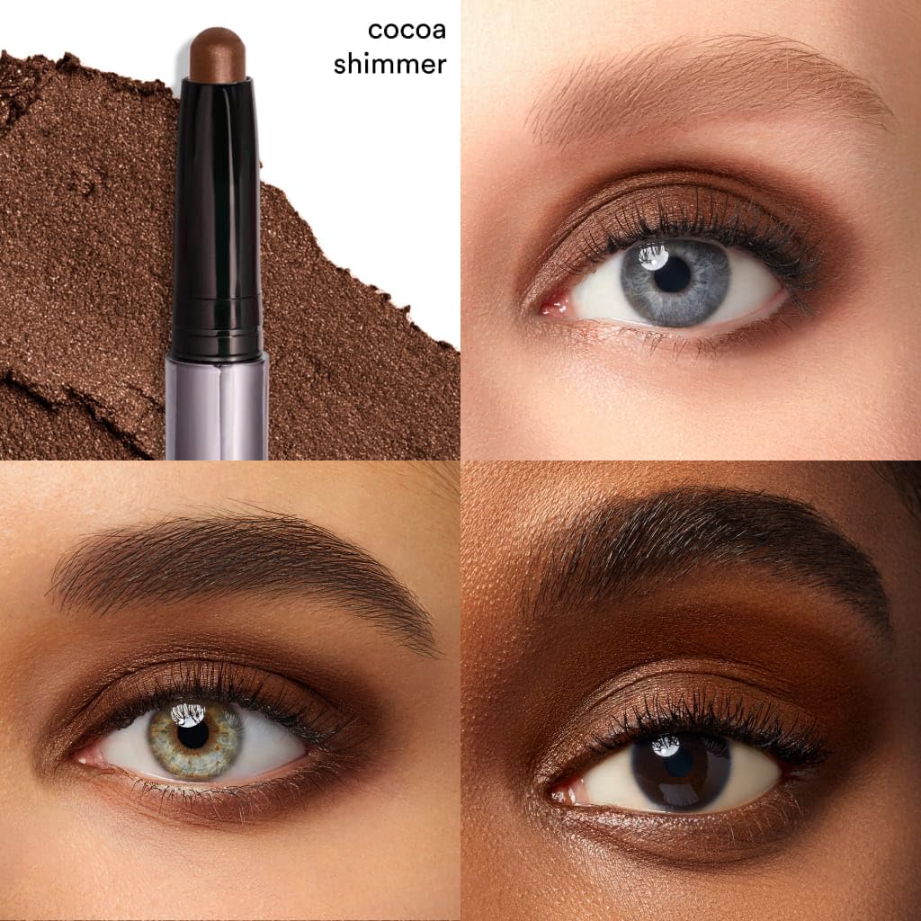 Julep Eyeshadow Stick Cocoa Shimmer swatch on skin
