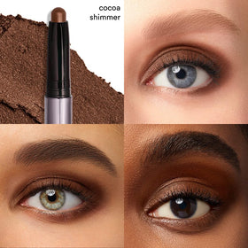 Julep Eyeshadow Stick Cocoa Shimmer swatch on skin
