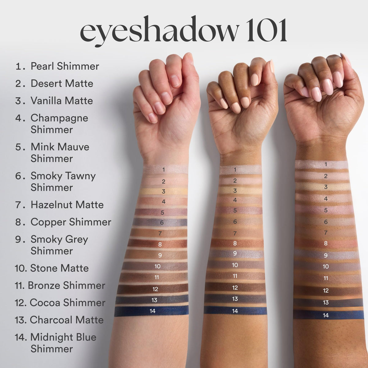Julep Eyeshadow Stick Copper Shimmer applied on eyelids