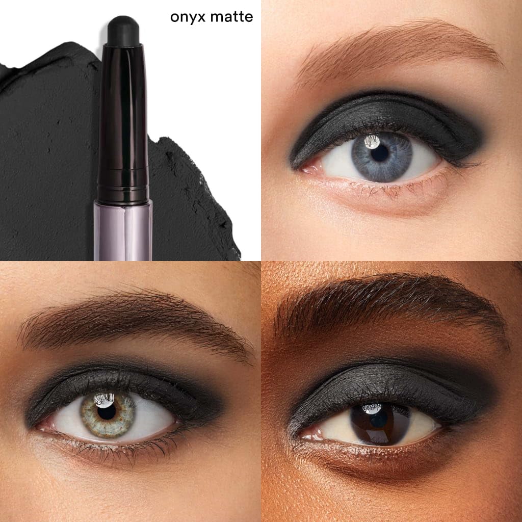 Julep Eyeshadow Stick Onyx Matte with built-in smudger
