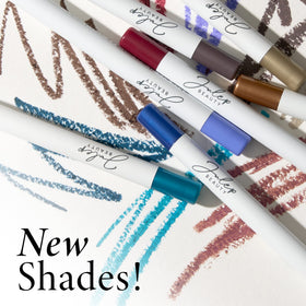Julep When Pencil Met Gel All-Day Eyeliner matte and shimmer shades display