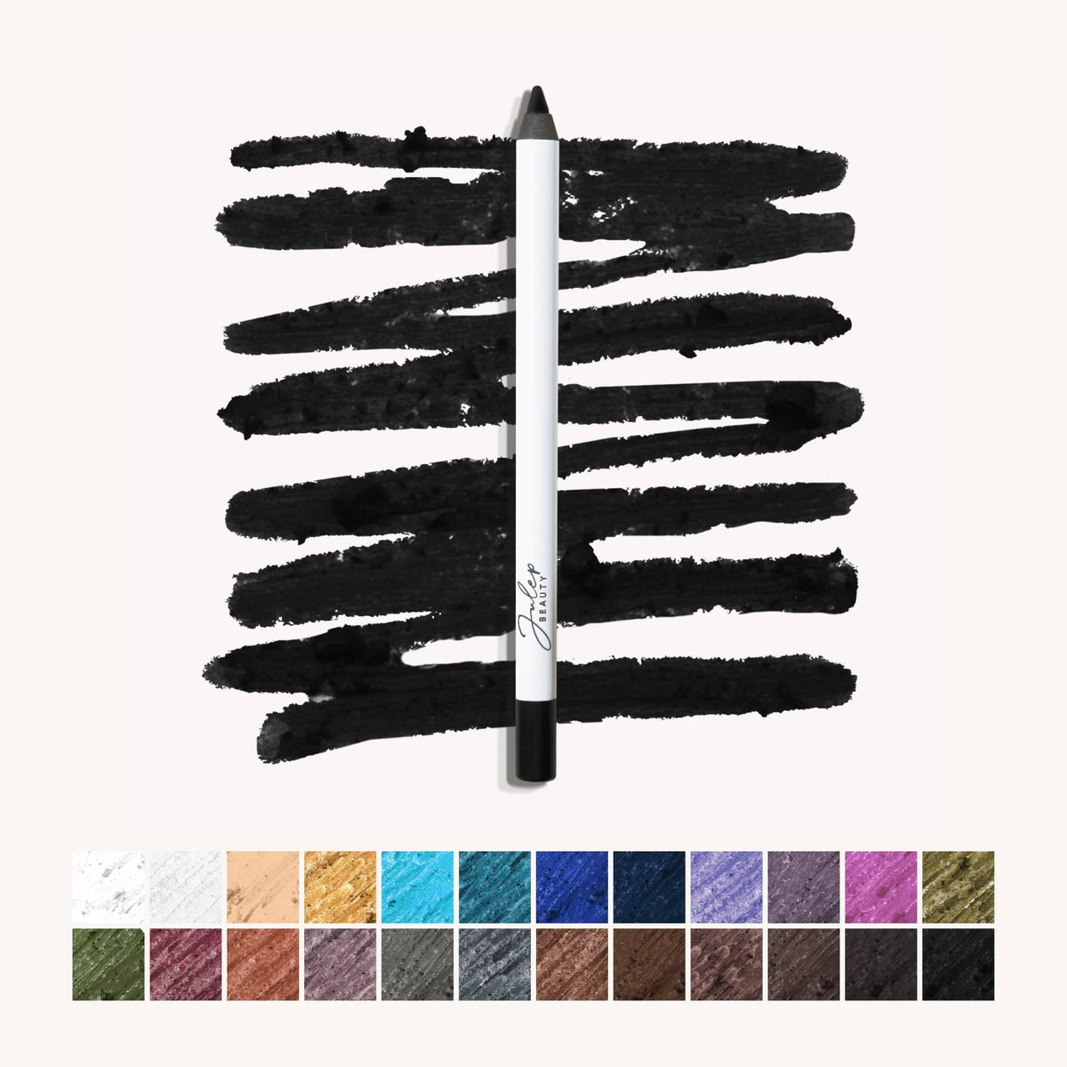 Julep When Pencil Met Gel Eyeliner Sage Grey Matte on model