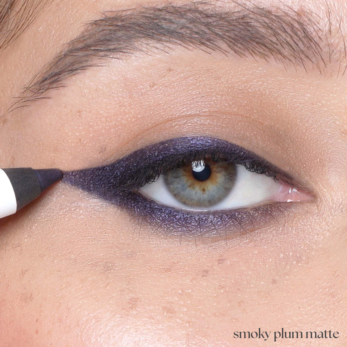 Julep When Pencil Met Gel Eyeliner Smoky Plum Matte with other makeup products