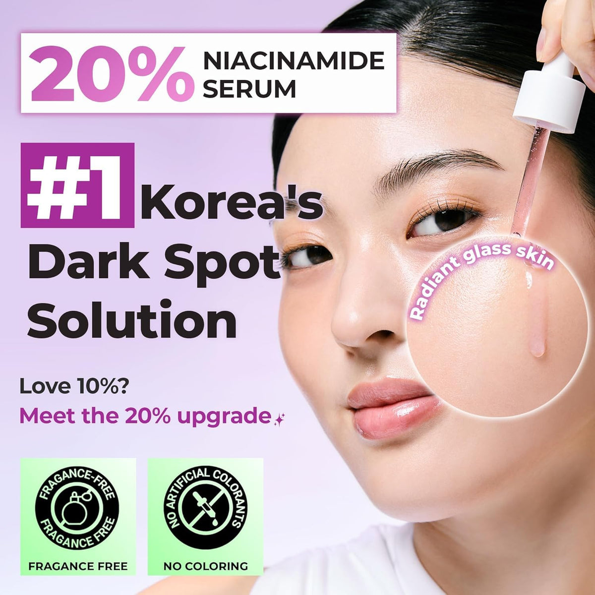 JUMISO serum bottle with dropper and packaging