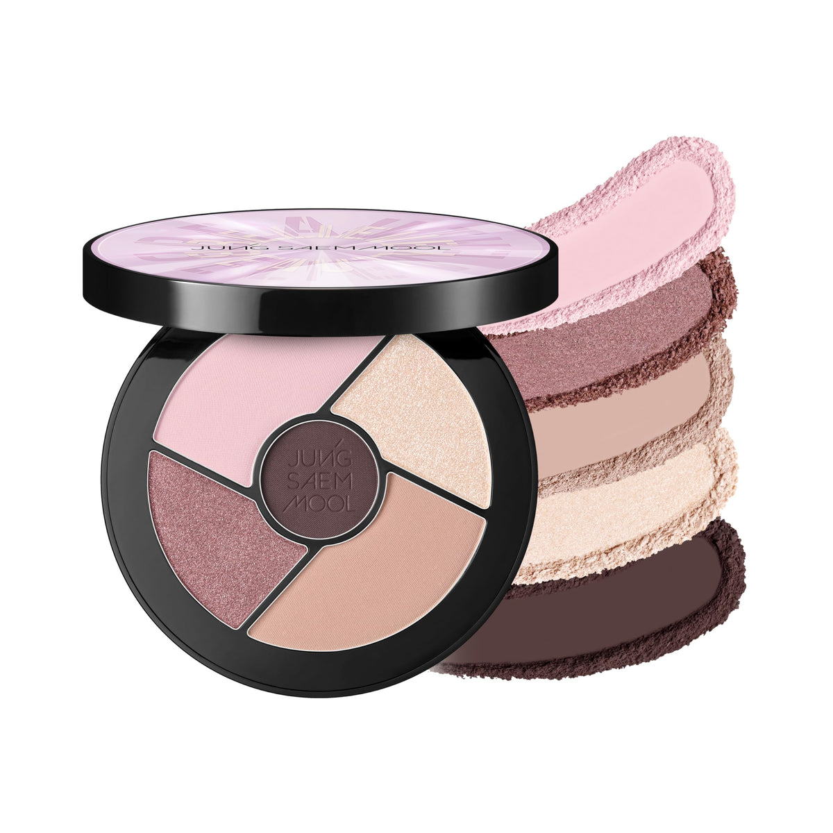 JUNG SAEM MOOL Artist Eye Palette Core front view with five eyeshadow colours