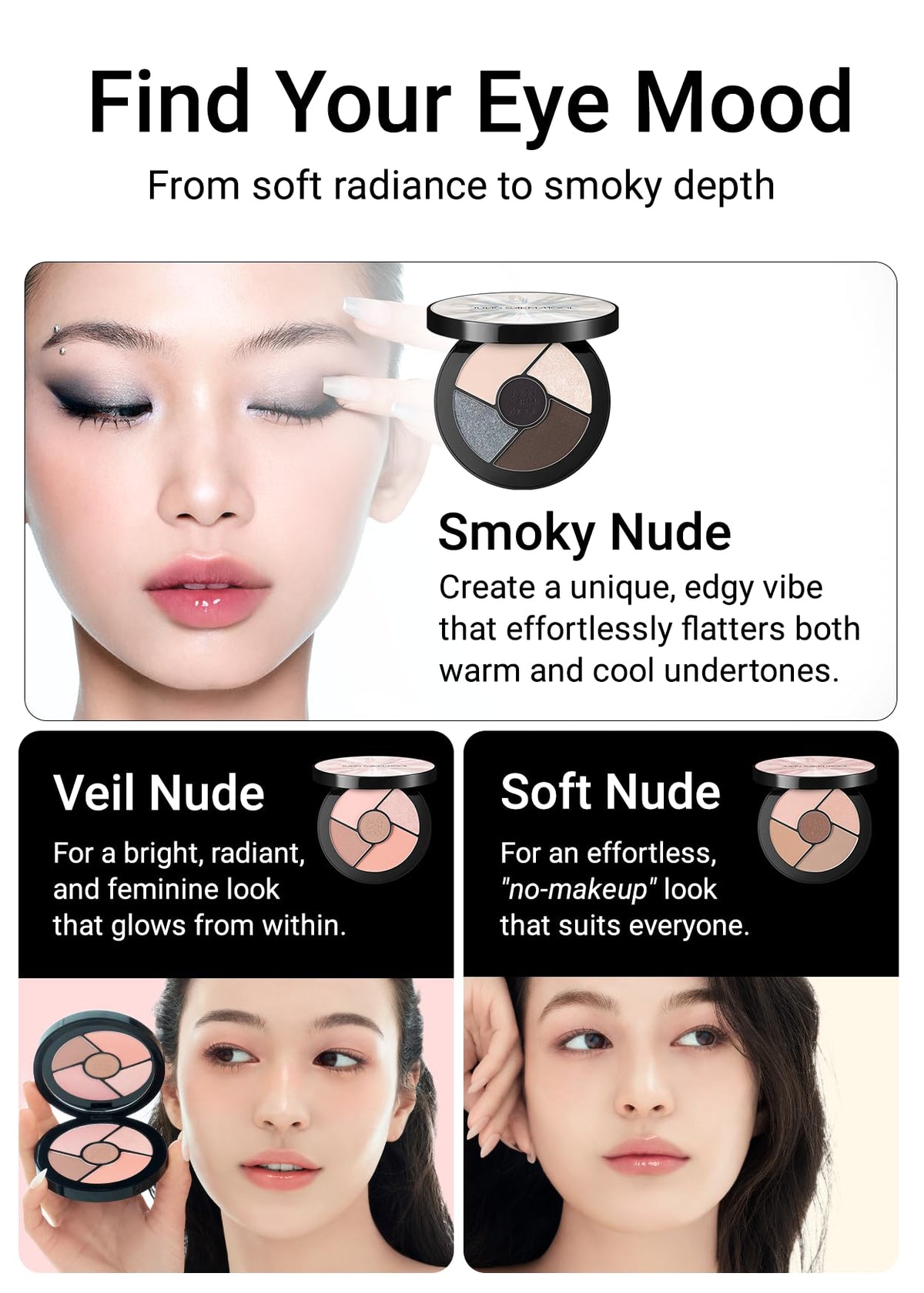 JUNG SAEM MOOL Artist Eye Palette Core with brush applicator