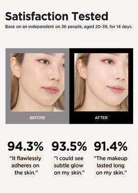 JUNG SAEM MOOL Essential Skin Nuder Cushion Mini Medium texture close-up