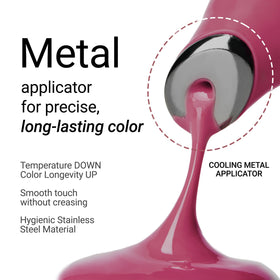 JUNG SAEM MOOL LIP-PRESSION Metal Serum Gloss Berry Moon swatch on skin