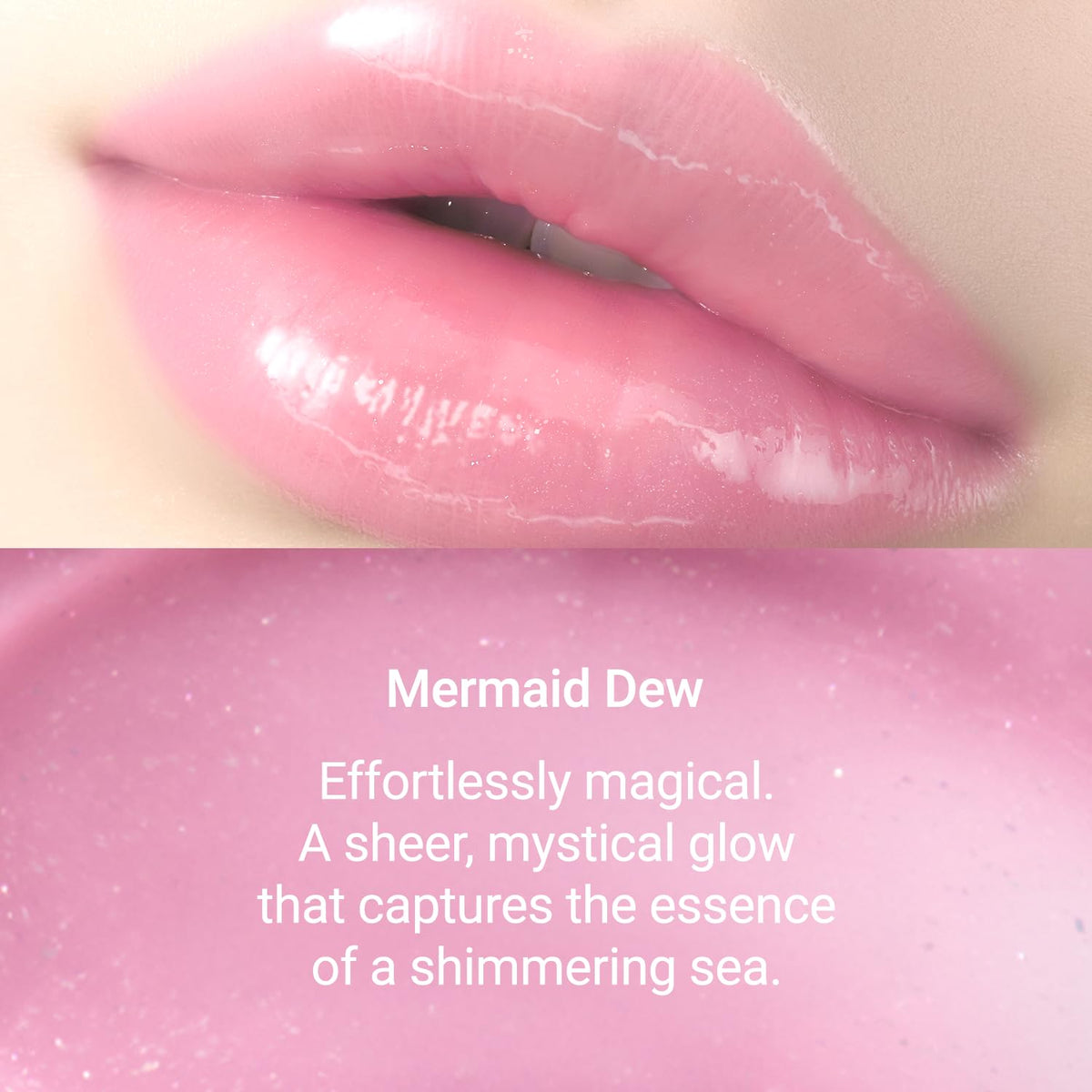 JUNG SAEM MOOL LIP-PRESSION Metal Serum Gloss Mermaid Dew applicator close-up