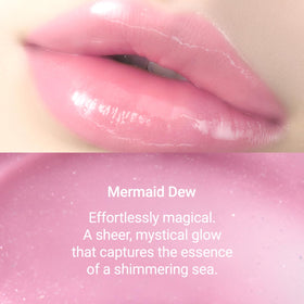 JUNG SAEM MOOL LIP-PRESSION Metal Serum Gloss Mermaid Dew applicator close-up