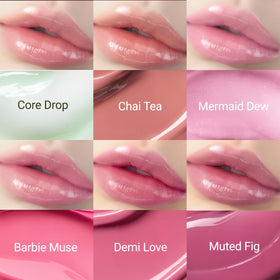 JUNG SAEM MOOL LIP-PRESSION Metal Serum Gloss texture close-up