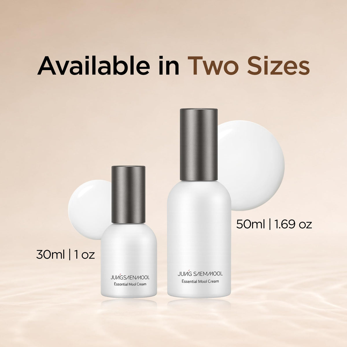 JUNG SAEM MOOL Mool Cream with makeup brushes