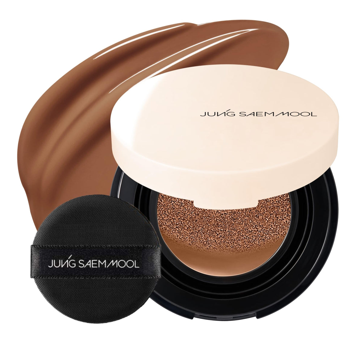 JUNG SAEM MOOL Skin Nuder Cushion 38C Maroon front view