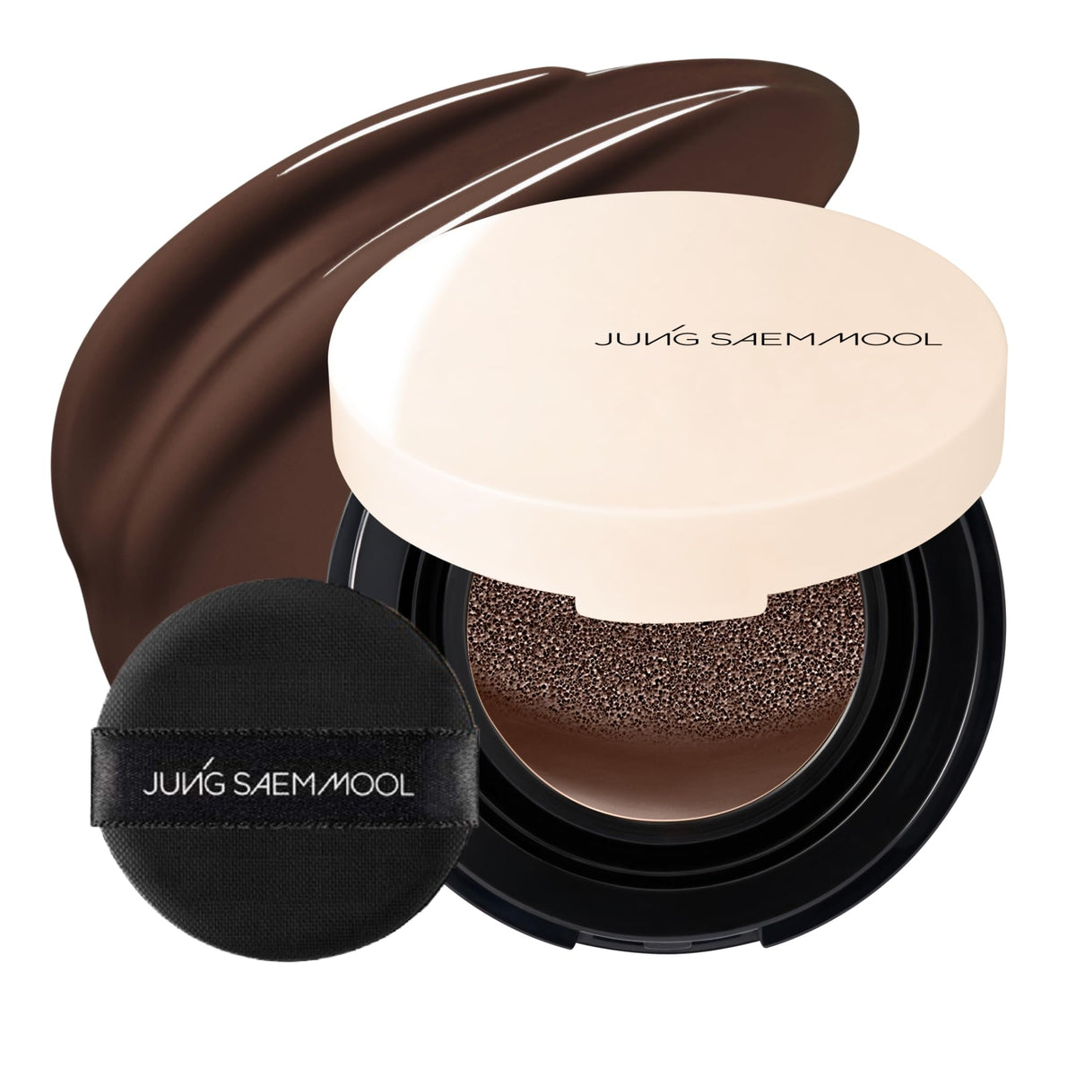 JUNG SAEM MOOL Skin Nuder Cushion 45N Espresso front view