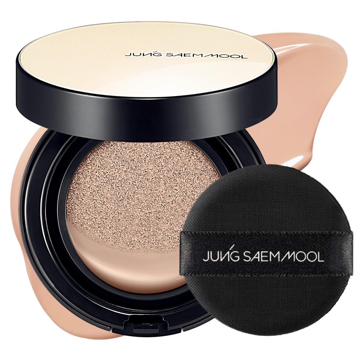 JUNG SAEM MOOL Skin Nuder Cushion Foundation 22C Petal Light front view