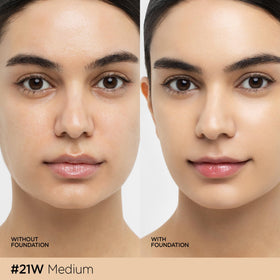 JUNG SAEM MOOL Skin Nuder Cushion Foundation open with puff