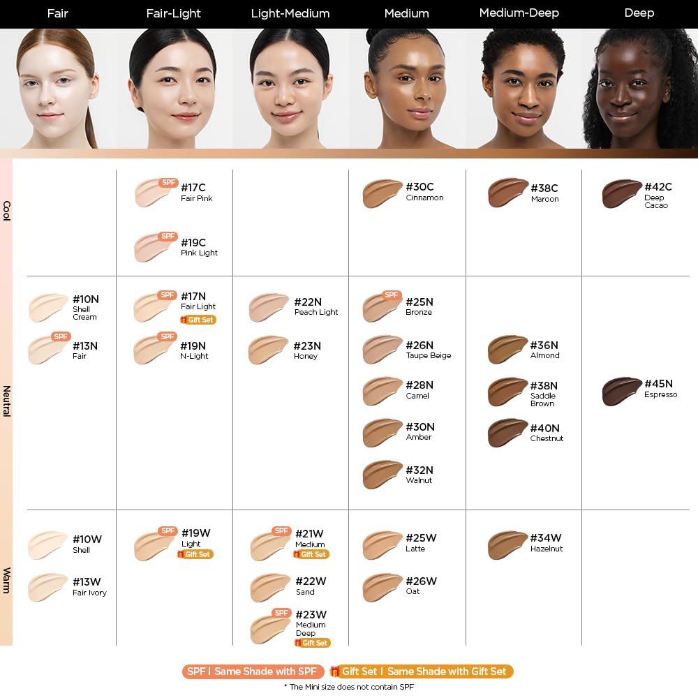 JUNG SAEM MOOL Skin Nuder Cushion Foundation with applicator