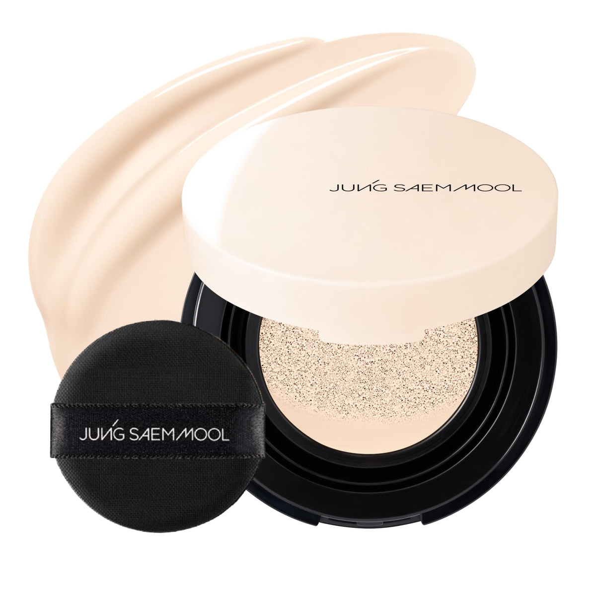 JUNG SAEM MOOL Skin Nuder Cushion front view with 10N Shell Cream