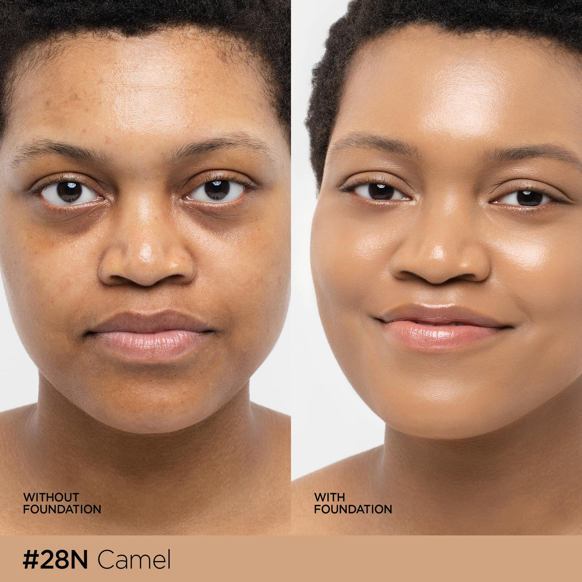 JUNG SAEM MOOL Skin Nuder Cushion Mini Size 28N Camel side view