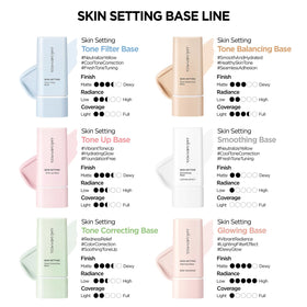JUNG SAEM MOOL Skin Setting Tone Balancing Base on skin