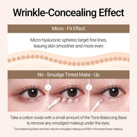 JUNG SAEM MOOL Skin Setting Tone Balancing Base texture close-up