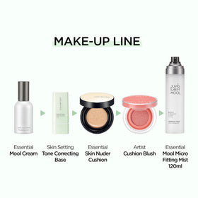 JUNG SAEM MOOL Skin Setting Tone Correcting Base in a beauty setting