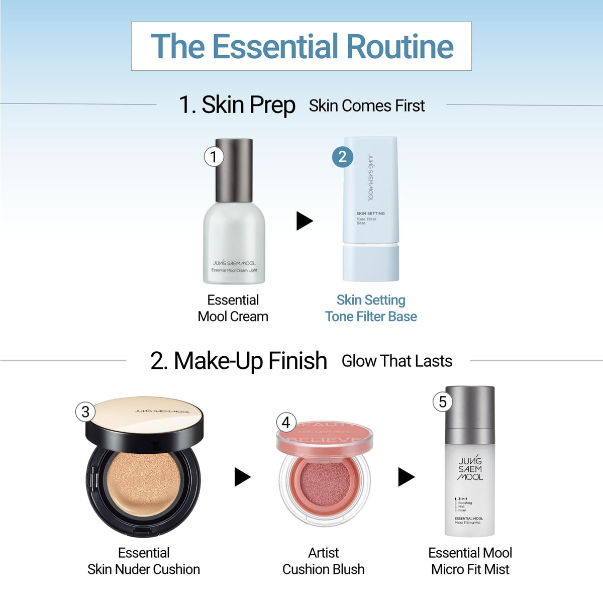 JUNG SAEM MOOL Skin Setting Tone Filter Base in lifestyle setting