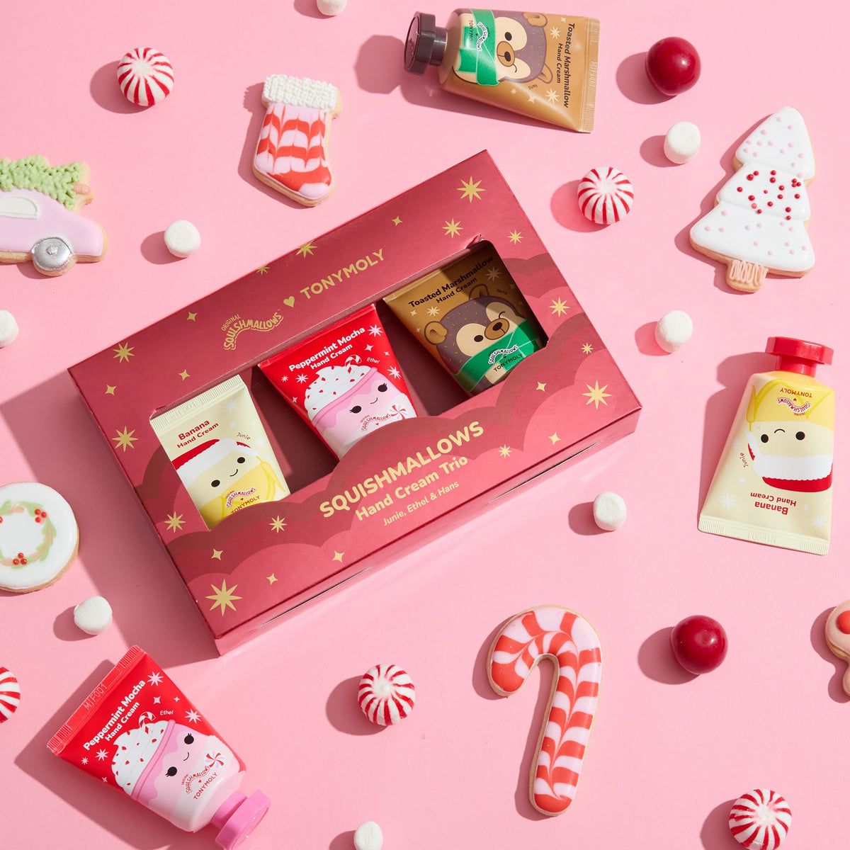 Junie Banana Hand Cream tube from TONYMOLY x Squishmallows