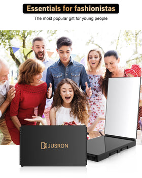JUSRON mirror in a lifestyle setting for hair styling