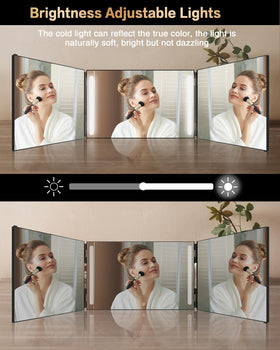 JUSRON Self Hair Cutting Mirror with protective film