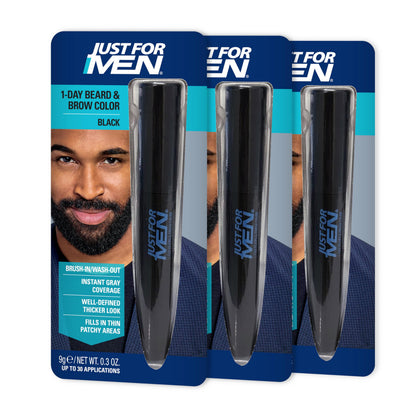 Just for Men 1-Day Beard & Brow Color Black front view