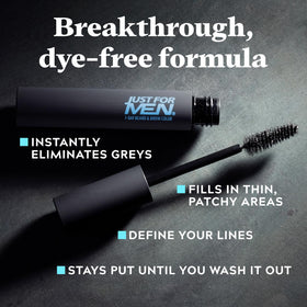 Just for Men 1-Day Beard & Brow Color Black packaging